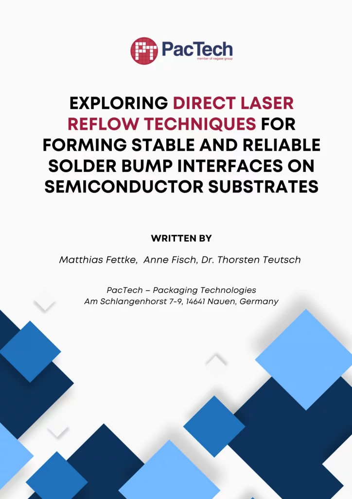 direct laser reflow techniques for stable and reliable solder bump interfaces